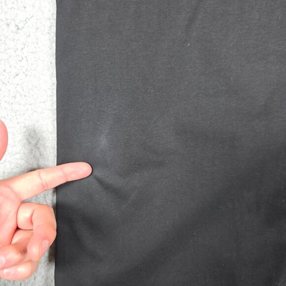 Scott James Shirt Mens Size XL Black Slim Fit Knit Cotton Short Sleeve Goth NWT - Picture 6 of 10